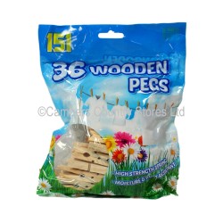 151 Wooden Clothes Pegs 36 Pack